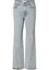 Selected Femme wide rosa-kori hw twisted jeans light grey